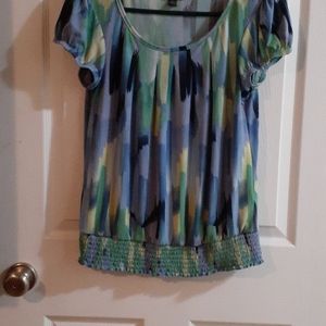 AGB Watercolors  Blouse, Women's Size: M